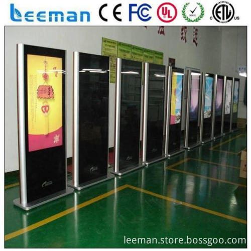 touch screen exhibition kiosk Leeman P6 SMD hd lcd media advertising display